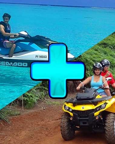 Moorea Grand Combo Jetski + Quad, Moorea Jetski rental