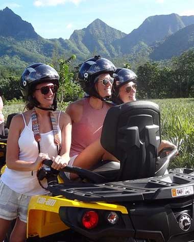 Small Quad Tour Quad excursion in Moorea