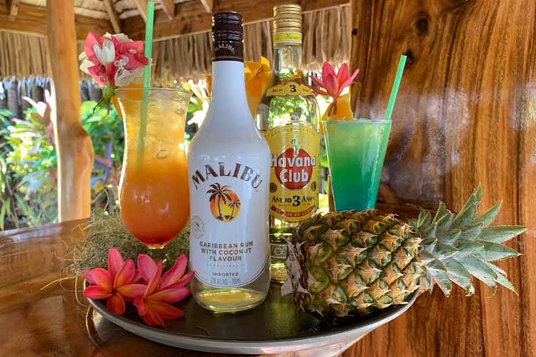 Bloody Mary's tropical bar